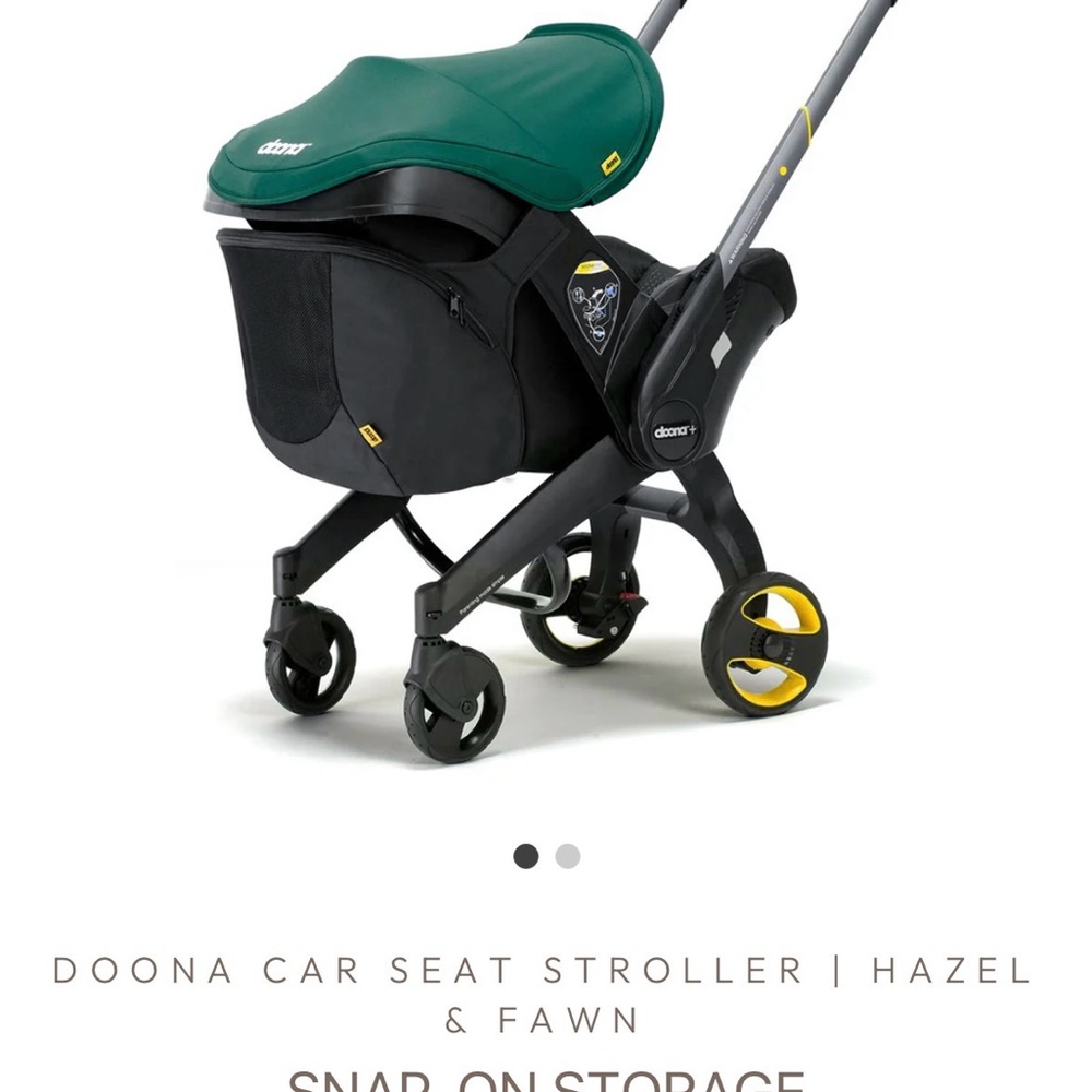Snap Travel Accessory with Yellow and Black Accents